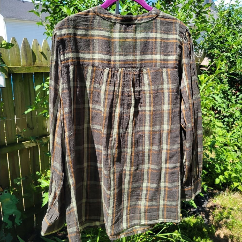 Green Plaid Tunic - Picture 8 of 10